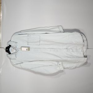 H & M recycled denim dress size large